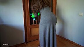 Step Mom Catches Step Son Jerking Off While Cleaning