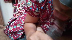 Delhi Nurse Malayali Sucks and Massages Her Friend's Penis