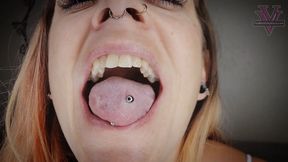 Summers sexy mouth talk tour and pop rocks: Mouth Tour, Teeth, Tongue, Extreme Closeup, Uvula- 1080p