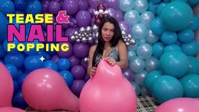 Dani's Epic Pink 16" Balloon Destruction