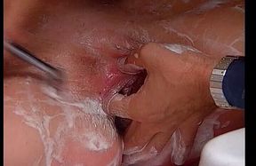 He cleaned my pussy and licked afterward because he's horny