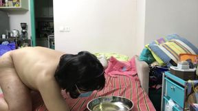 射精管理マゾのための飲尿責め調教 第(3)工程 [実況]