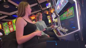 Serenity Cox And Nadia Foxx Try Not To Cum While Chasing A Jackpot