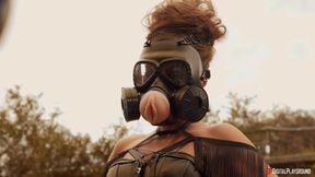 Fantasy Bathroom Romance with European Blonde Ignites Wild Heat