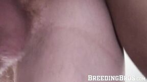 Barebacking session with a lustful group of hunk