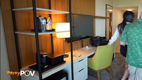 wife denies husband sex so he cheats with latina housekeeper on vacation!