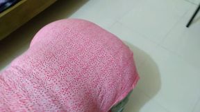 Saudi Hot Maid Gets Stuck Under Bed Then Landlord Give Her Anal Fuck & Help to Out Under Bed - Huge Cum Inside Booty