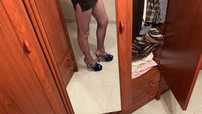 Young Crossdresser teasing and posing 2