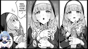 A Sister'_s Absolute Defeat Until an Innocent Nun Enters Heat and Indulges in Passionate Mating Sex 1