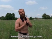 BigStr - Poor Farmer Grabs The Opportunity To Get Some Money If He Provides His Ass For Fucking
