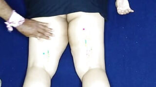 Hot girl gets her ass fucked and fingered