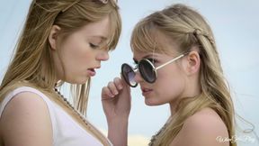 Blonde and Petite Ignite Intense Passion in a Steamy Outdoor Encounter