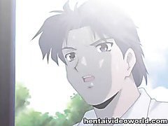 Hentai gal rewarding her saver with sex