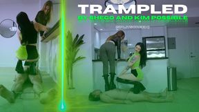 Trampled by Shego & Kim: split screen version