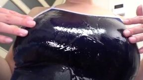 Sexy Japanese Cosplay MILF Gets Splashed with Cum Indoors