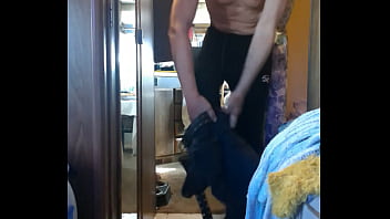 My First Strip Tease - Teramanujuan strips for the camera. I&#039_m a bit shy. 3/4 A Teramanujuan Video.