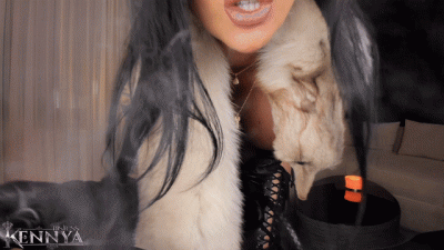 A whipping and pegging in boots and furs