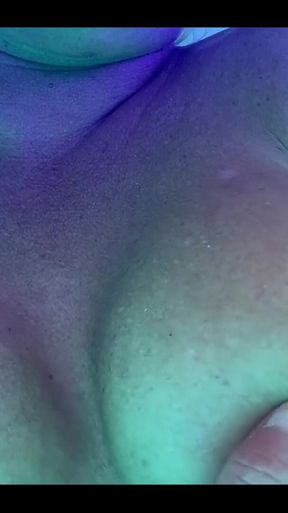 Masturbate and Nipples Play in Sunbathing Area Studio