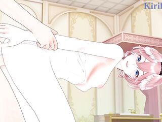 Takane Lui (White School Swimsuit) and I've intense sex at the Spa. - Hololive VTuber Comics