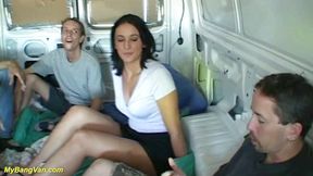 her first bangvan DP orgy