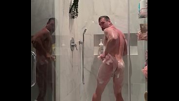 A soft cocked soapy shower