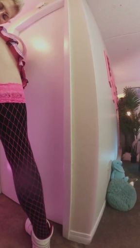 Femdom pegging and cock milking in one room at thee same time   Clip 2