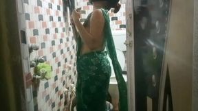 Indian Bhabhi Was Taking Bath Then Brother in Law Fucked Bhabhi