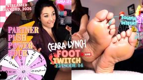 Foot Twitch Episode 14: Partner Push Power Hour with Foot Cam
