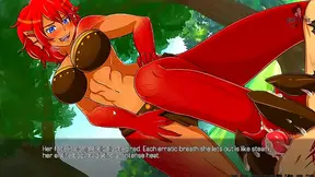 Ebony Goddess Discovers Forbidden Foot Lust in Hot Monster Hentai