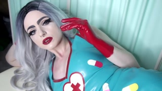 Cum for Your Latex Nurse JOI