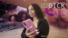 Late-night phone sex with the sultry Rue Lynn