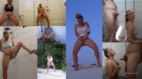 All of her pee and golden showers from Maldives 2021