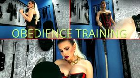Obedience training and Goddess Worship: Mistress Lexy Noir trains an entitled man