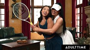 Romi Rain Teaches Kimmy Kimm a Lesbian Lesson