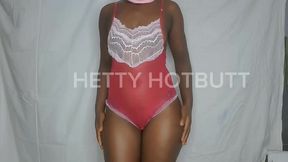 horny me in red mesh lingerie wants to seduce you with my naked body