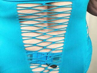 Mrs Aged Feet in her hawt Turquoise Suit