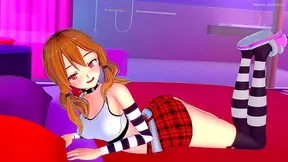 Naughty Stepsister Plays With Cock Before Bed, Ends Up Fucked Doggy Style