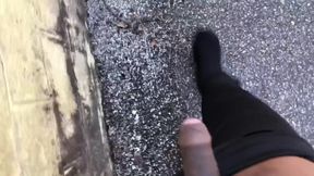 Public Princess Caught Jerkin Off In The Woods