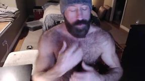 Hot Hairy Muscle Bear Cal Reynolds Webcam Show