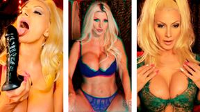 Sexy Kinky Blonde Brittany Andrews Rubs Her Tits And Twat!