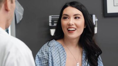 Beautiful Asian girl gets pussy banged by a horny young doctor