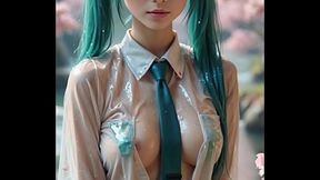 Japanese Hatsune Miku uncensored [Ai Genarated]