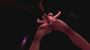 Ladyboy BDSM Dick Slapping and Deep Throat Blowjob