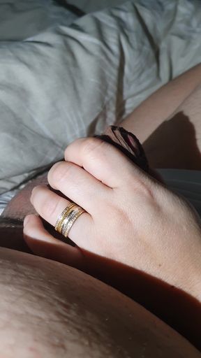 Step mom can't stay away after saw step son big erection and started handjob like a whore   Clip 1