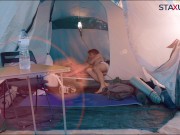 ⛺️ STAXUS :: SUMMER CUMP ! Two friends give free rein to their passion in a small and warm tent.
