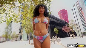Columbian Cutie Barbie Rous Fucked In Public