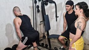 Me and My Stepbrother Went to the Gym Just to Fuck the Hot Instructor