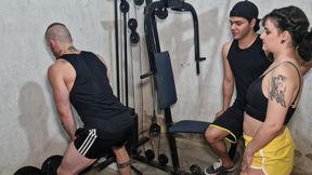 Me and My Stepbrother Went to the Gym Just to Fuck the Hot Instructor
