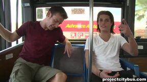 Kevin Crows and Tyler Bentley Ride the Gay Bus - Hot Sex on Project City Bus