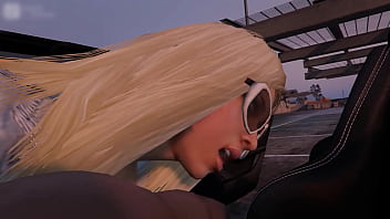 GTA 5 - Franklin Makes a Hooker Cum